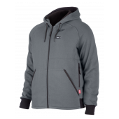M12 Gray Heated Hoodie Kit XL - Milwaukee - 306G-21XL: The Ultimate Winter Wear for Extra Warmth