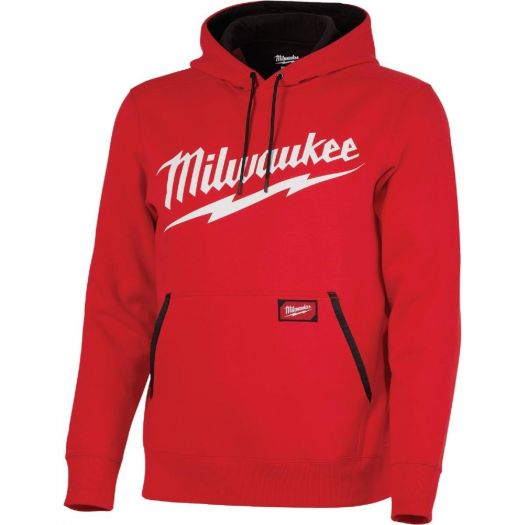 Hoodie with Logo - Men's- Red- Milwaukee - 352R