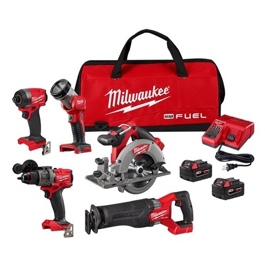Kit 5 outils M18 FUEL - Milwaukee - 3697-25