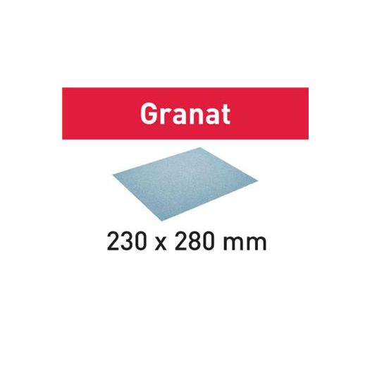 Abrasive paper Granat 230x280 P180 GR/10 - Festool - 205562