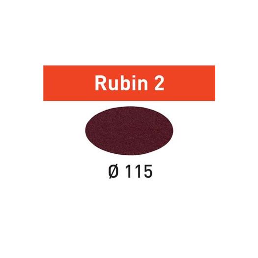 Abrasive sheet Rubin 2 STF D115 P80 RU2/50 - Festool - 499087