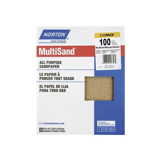 Sandblasting sheet 9"x11' - Grit 100-C - SAINT GOBAIN - 07660700358