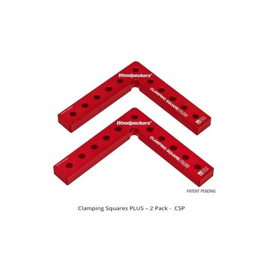 Clamping Squares PLUS – 2 Pack - OneTIME Tool - Woodpeckers CSP