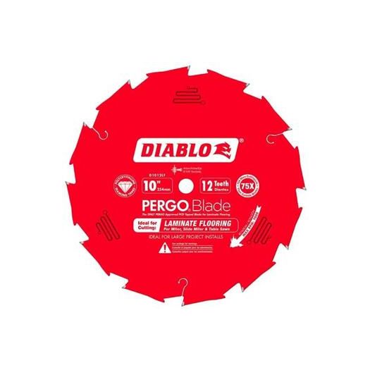 DIABLO D1012LFC 10"X 12T PCD LAMINATE Diablo Tools