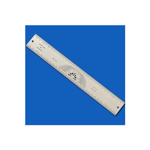 iGAGING 300mm center rule and angle gauge 