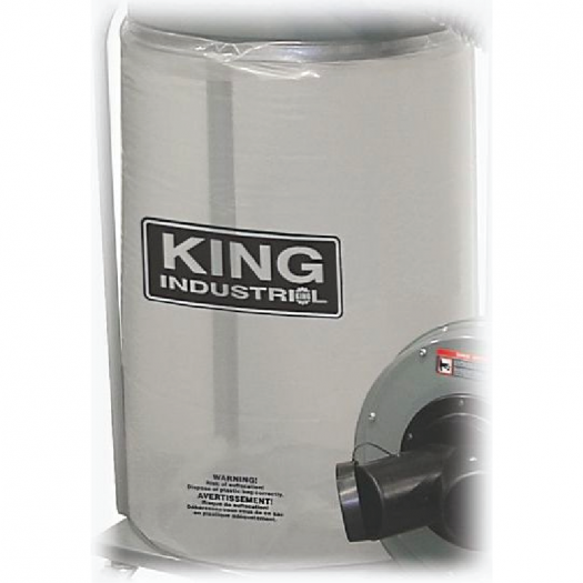 5 bags - See Through Plastic Bottom Dust Bag - King Canada KDCB-5