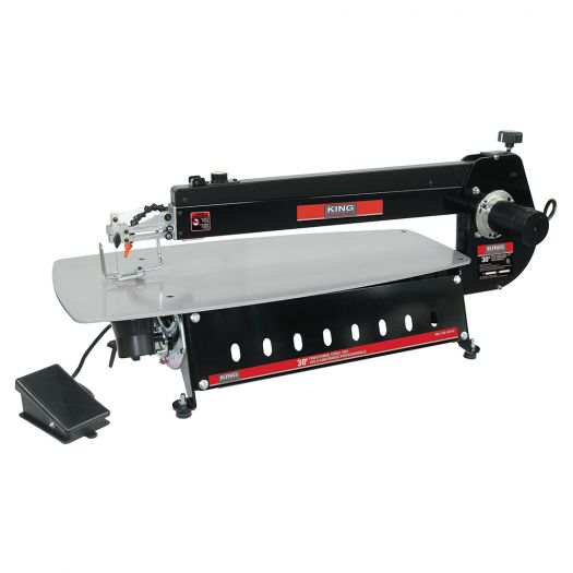 30" Professional scroll saw with foot switch - King Canada - KXL-30/100
