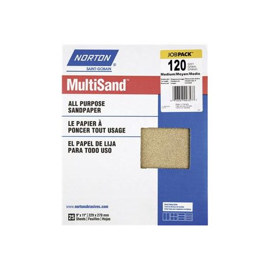 Sandblasting paper 9"x11" 120-C - SAINT-GOBAIN - 07660700357