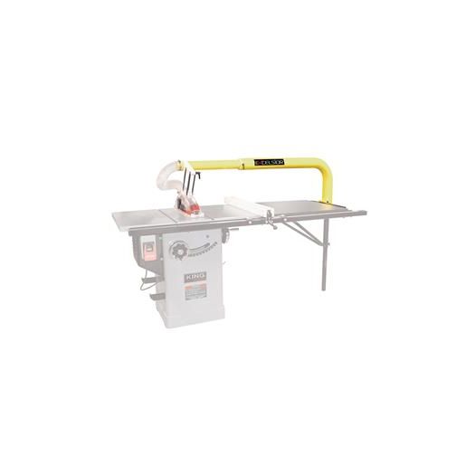Overarm blade cover system with dust collection - Excelsior XL-1014