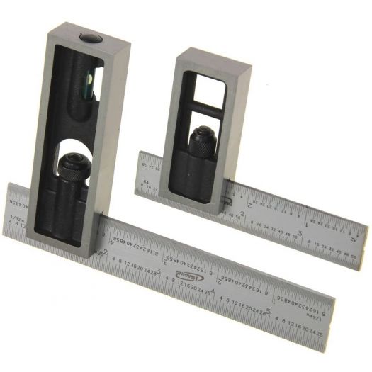 Igaging 4" & 6" Double Square Set 4R Steel Blade - Igaging 34-4466-S