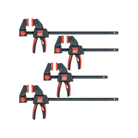 Set trigger & spring clamps (2 x 6 IN 100lb 2 x 12 IN 100lb) - Bessey - RES4PK