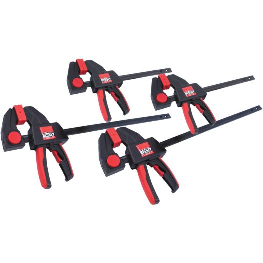 Set trigger clamps (2 x 6 IN 100lb 2 x 12 IN 300lb) - Bessey - RES01