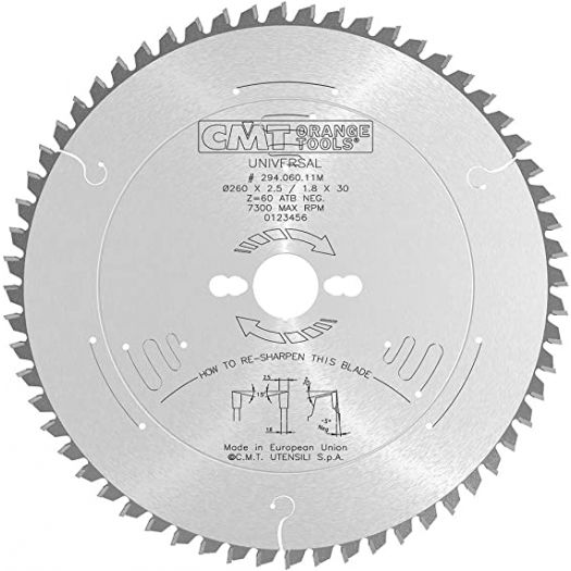Saw blade FINE CUT  CMT - 294.060.11M