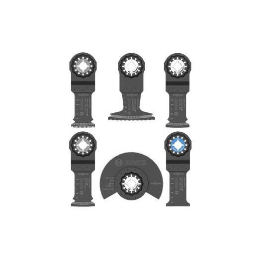 Starlock® Oscillating Multi-Tool Accessory Blade Set 6 pc. - Bosch OSL006