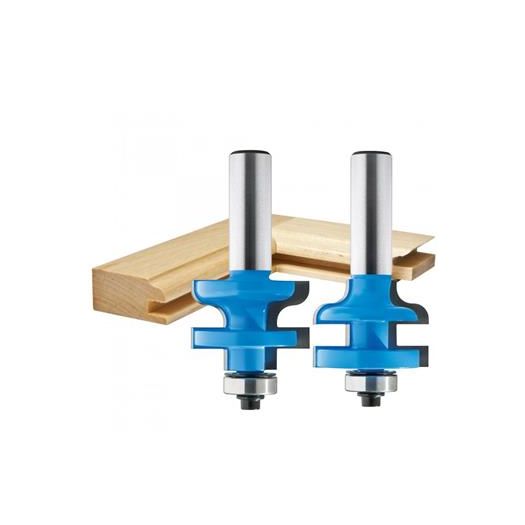 Traditional Stile and Rail Router Bit - 1-3/8" Dia x 1" H x 1/2" Shank - Rockler 91969