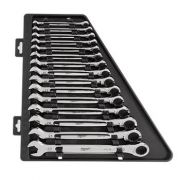 15pc Ratcheting Combination Wrench Set - Metric - Milwaukee 48-22-9516