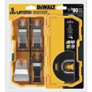 5-pieces oscillating accessory kit - Dewalt DWA4216