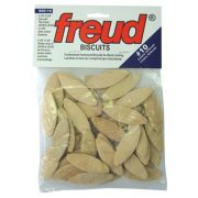 50 compressed hardwood biscuits for wood joining #10 - Freud 950-10