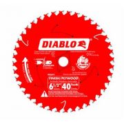 6-1/2 in. x 40 Tooth Finish Trim Saw Blade - Diablo Tools D0641A