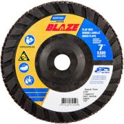 7"x7/8" Plastic flat flap disc - Blaze R980P - Type 27 - Ceramic - 40 grit  