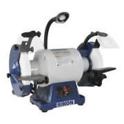 "Powerful and Efficient 8" 1 HP Bench Grinder by RIKON - Enhance Your Workshop with 1725 RPM Speed"