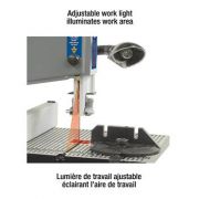 Scie à ruban 9'' pour le bois avec guide laser - Image simplifiée du produit