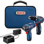 12V Max 2-Tool Combo Kit with 3/8 In. Drill/Driver 1/4 In. Hex Impact Driver  - Bosch - GXL12V-220B22