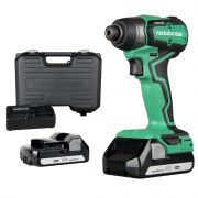 18 V 1/4-in Brushless Impact Driver with Batteries and Charger - Metabo HPT - WH18DDXM