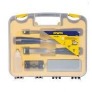 Woodworking Chisel Set with Sharpening Tools - 6 Piece Kit