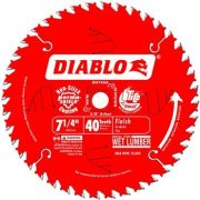 Optimize Your Woodworking with the 7-1/4X40 Finish Blade/Lames de Finition 7-1/4X40