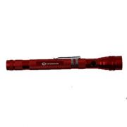 Extendable red flashlight with magnet - Cromson - CR7003