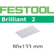 Festool Abrasives 80mm x133mm Brilliant2 P400 Grit 100 Pack