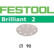 Festool P150 Grit Brilliant 2 Abrasives Pack of 100 - 497384