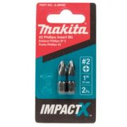ImpactX #2 Phillips 1'' Insert Bit 2/pk - Makita - A-96469
