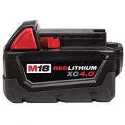 Batterie haute capacité M18 REDLITHIUM XC 4.0 amp - Milwaukee 48-11-1840