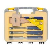 Woodworking Chisel Set with Mallet - 4 Piece Kit