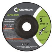 Type 27 Grinding Wheel ALPHA TRIM 5 x 1/4 x 7/8" - Cromson - MR275014