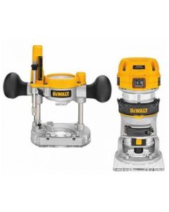 1-1/4 HP variable speed compact router with base – Dewalt DWP611PK
