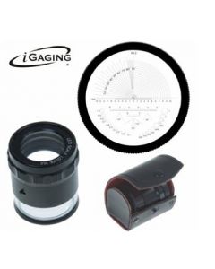 10x optical measure loupe and LED light - iGaging 36-LED10