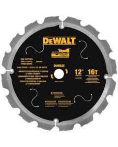 12" 16T Laminate & prefinished flooring saw blade - Dewalt DWA31216PCD