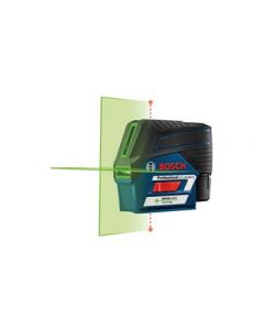 Laser croix 12 V Max connecté avec faisceaux Laser verts et points d’aplomb - Bosch - GCL100-80CG