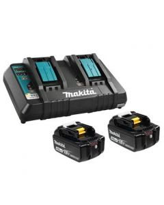 18V Li-ion battery and dual-port rapid charger kit - Makita - Y-00315