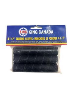 3 manchons de ponçage 3/4" x 4-1/2" - King SL-434-K120 KING CANADA SL-434-K-120