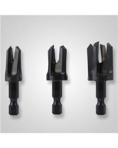 3 Piece tapered plug cutter set - Snappy 43300