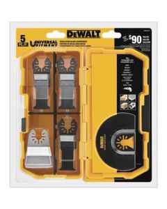 5-pieces oscillating accessory kit - Dewalt DWA4216