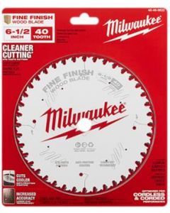 6-1/2" 40T Fine Finish Circular Saw Blade - Milwaukee - 48-40-0622