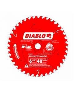6-1/2 in. x 40 Tooth Finish Trim Saw Blade - Diablo Tools D0641A