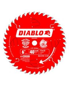 6 IN. X 40 TOOTH FINISH SAW BLADE - D0640X