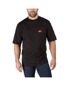 T-shirt Milwaukee noir manches courtes XL 601B-XL