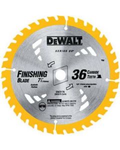 7-1/4" 36T circular saw blade for finishing - Dewalt DW3176